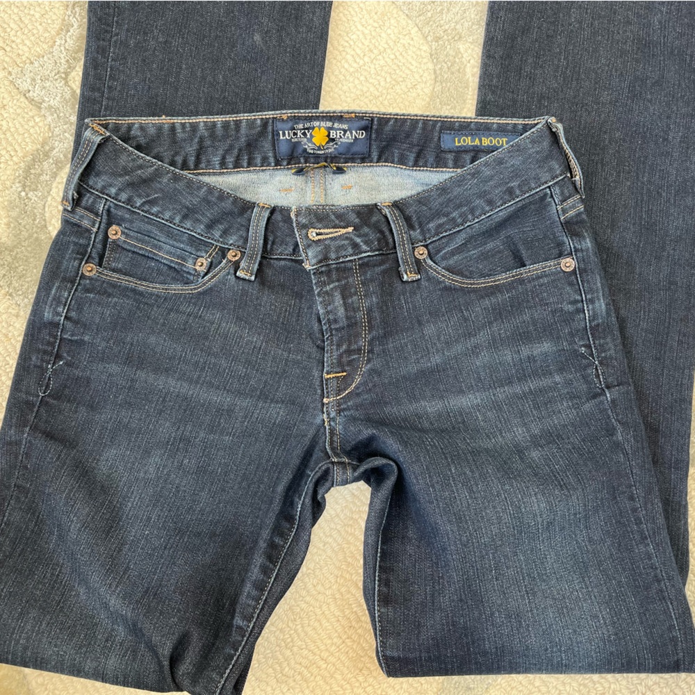 Lucky Brand Lola Boot Dark Wash Jeans